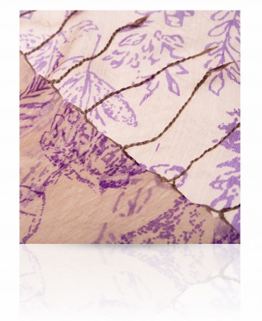 Палантин Женский S-LEAF/VIOLET